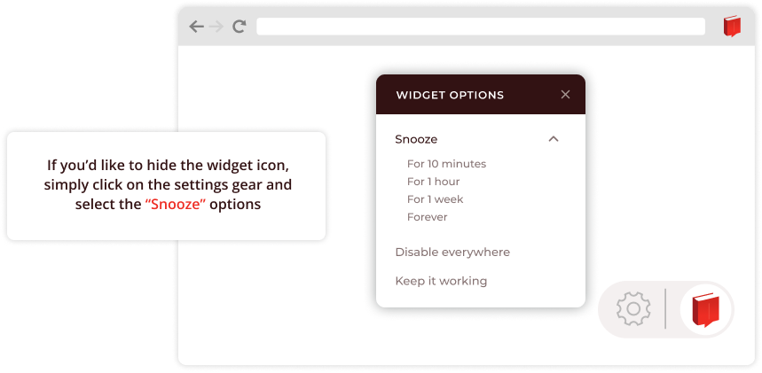 Additional OnlineBooksReader widget options